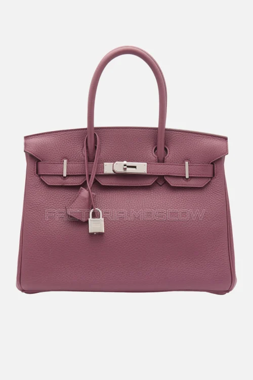 Hermes Birkin 30 Bois De Rose Clemence PHW