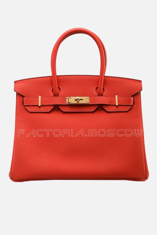 Hermes Birkin 30 Rouge Pivone Togo GHW