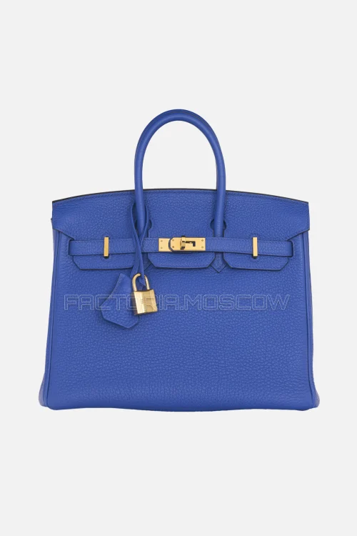 Hermes Birkin 25 Bleu Royal Togo GHW