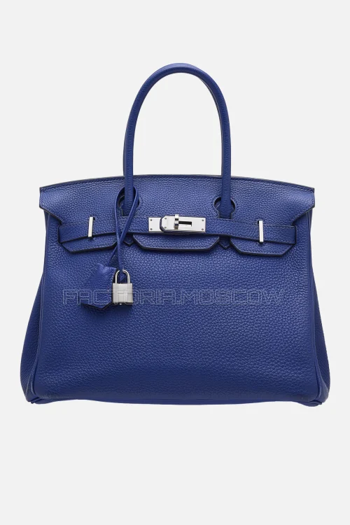 Hermes Birkin 30 Bleu Saphir Togo PHW