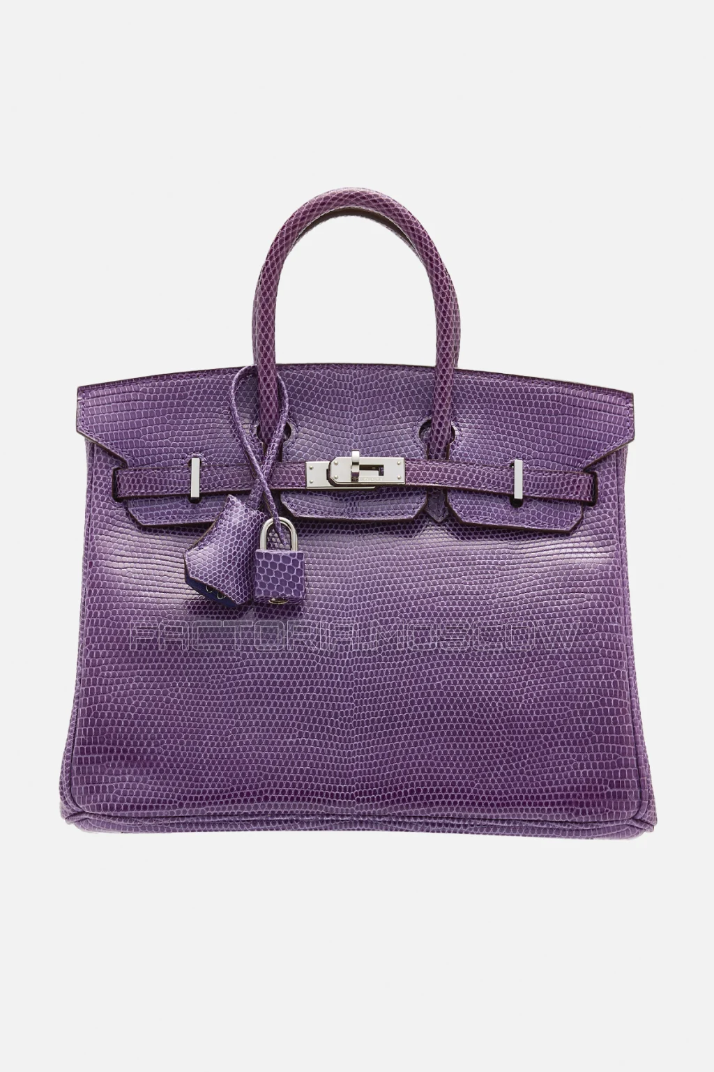 Hermes Birkin 25 Shiny Violet Niloticus Lizard PHW