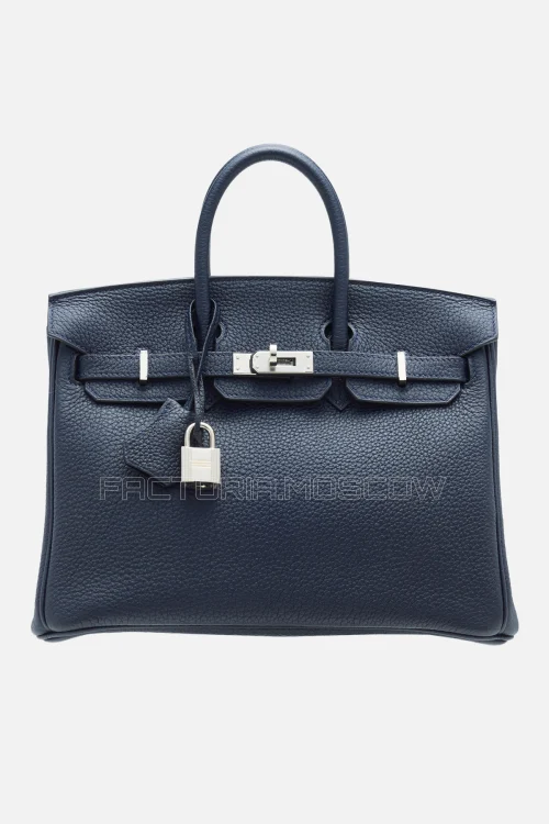 Hermes Birkin 25 Togo Bleu Nuit PHW