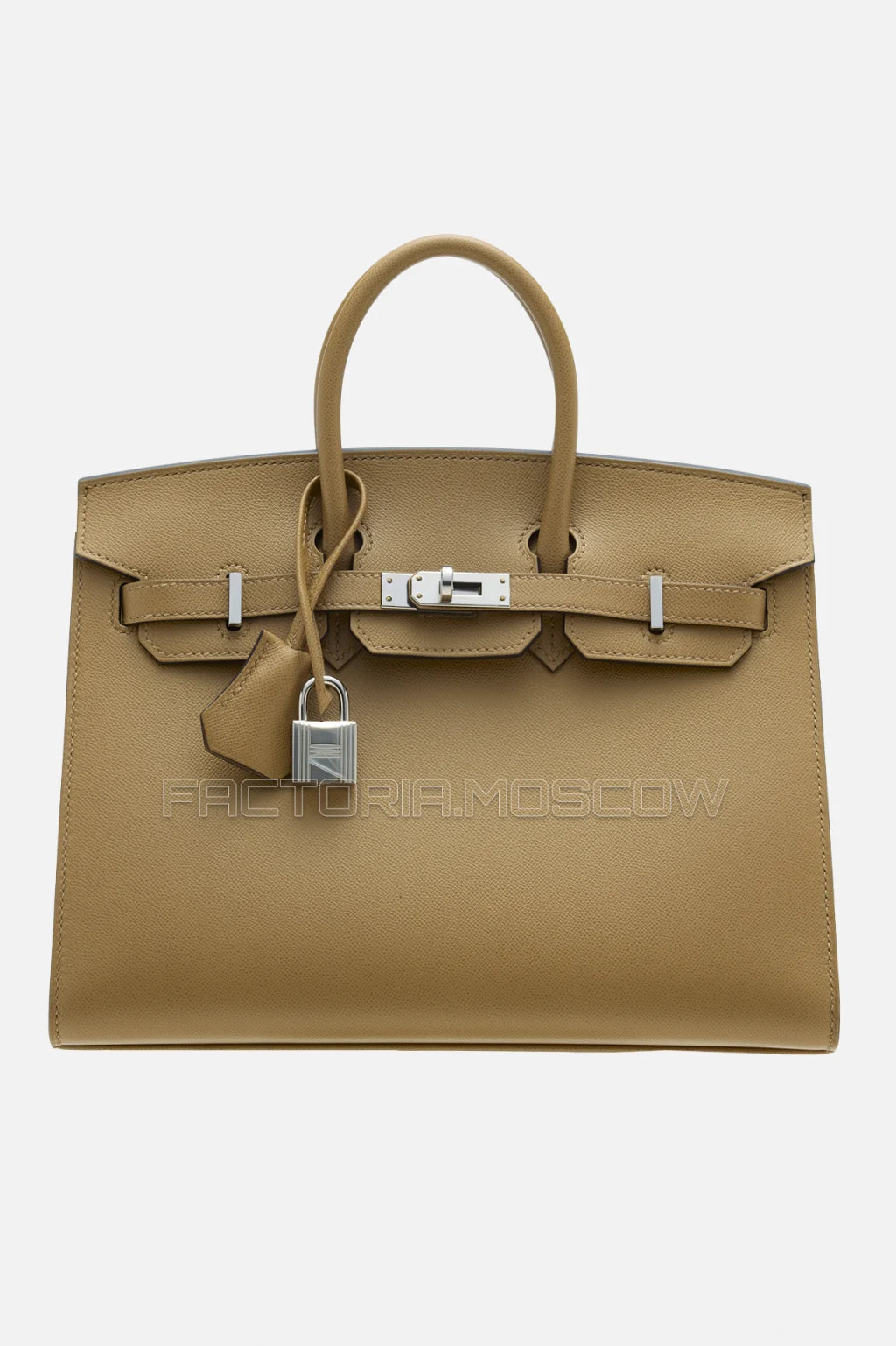 Hermes Birkin Sellier 25 Epsom Biscuit PHW