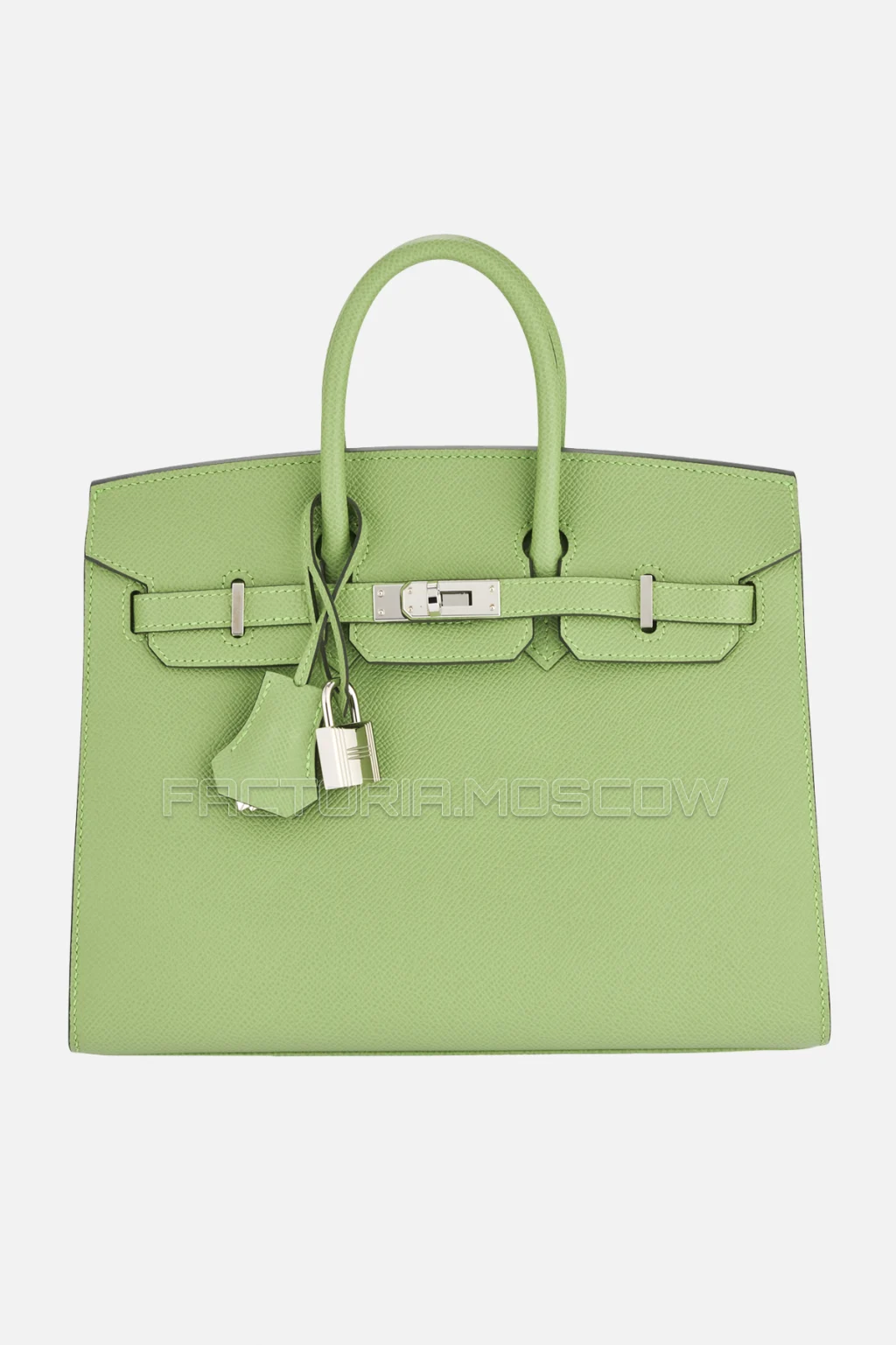 Hermes Birkin Sellier 25 Vert Cricket Epsom PHW
