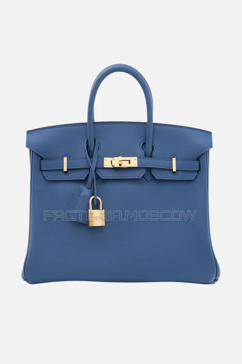 Hermes Birkin 25 Bleu Agate Swift GHW