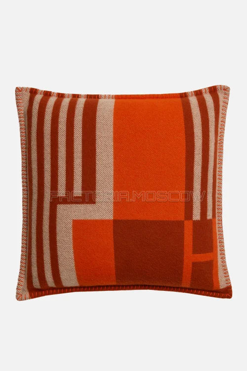 Hermes Ithaque pillow colour Terracotta / Tangerine