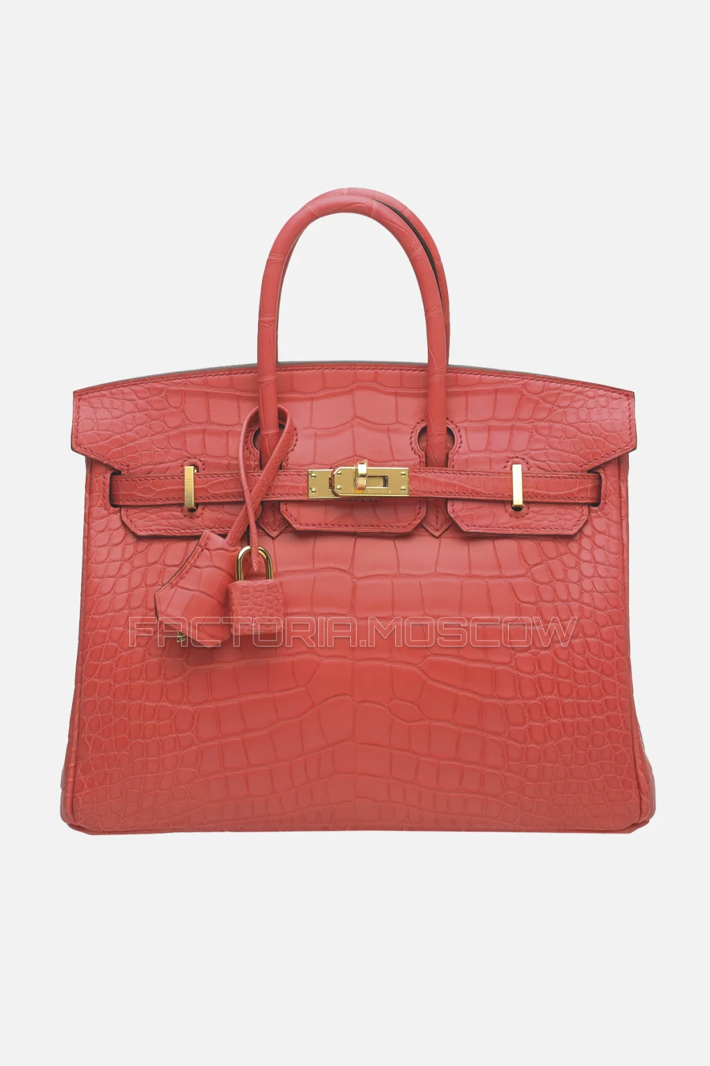 Hermes Birkin 25 Matte Bougainvillier Alligator GHW