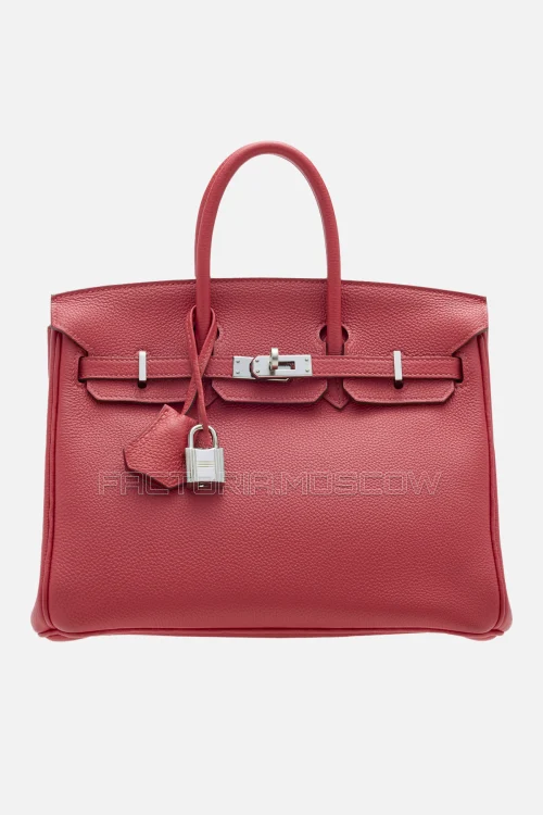 Hermes Birkin 25 Rouge Pivoine Togo PHW