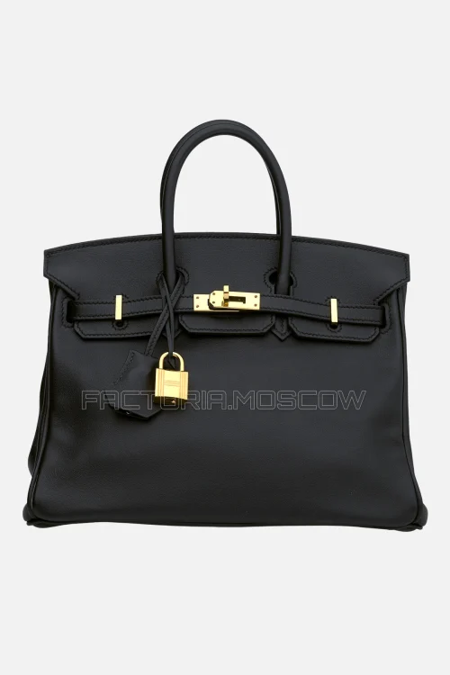 Hermes Birkin 25 Black Swift GHW
