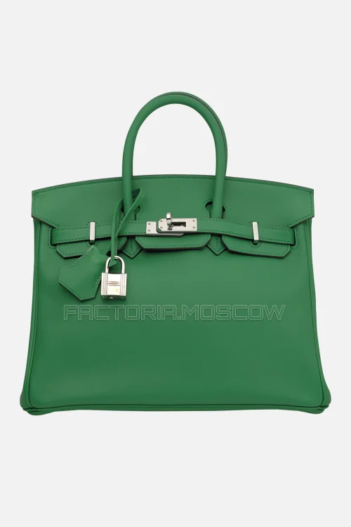 Hermes Birkin 25 Vert Vertigo Swift PHW