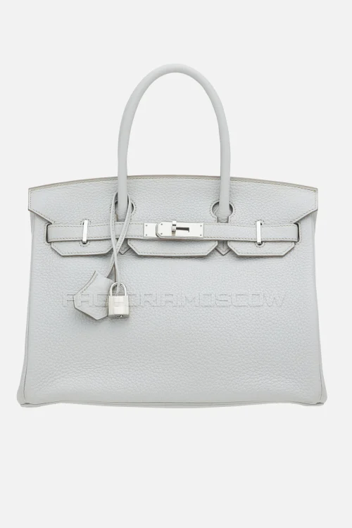 Hermes Birkin 30 Gris Perle Togo PHW