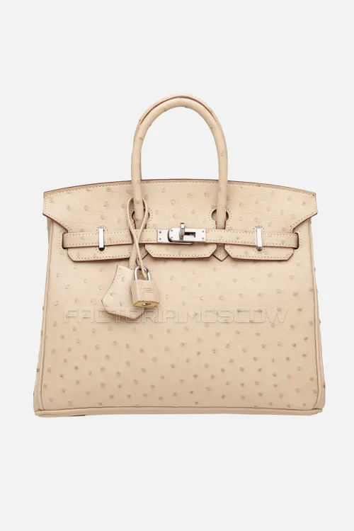 Hermes Birkin 25 Parchemin Ostrich PHW
