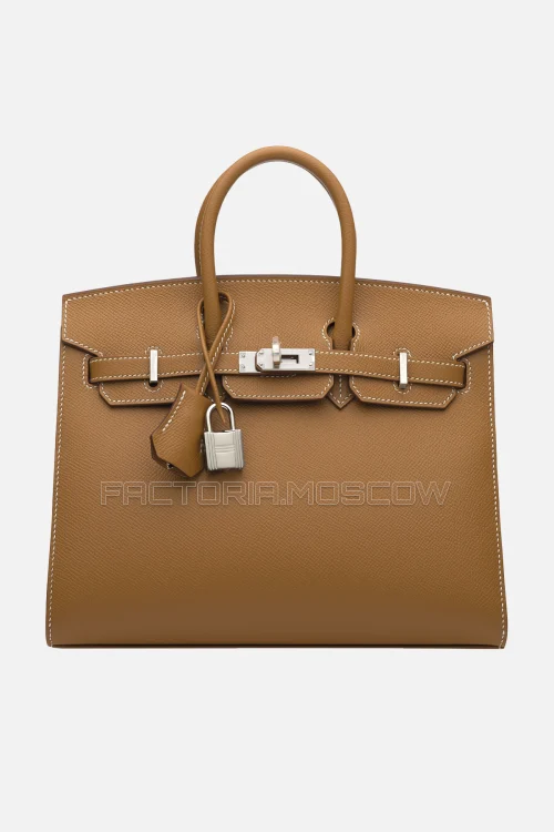 Hermes Birkin Sellier 25 Gold Epsom PHW