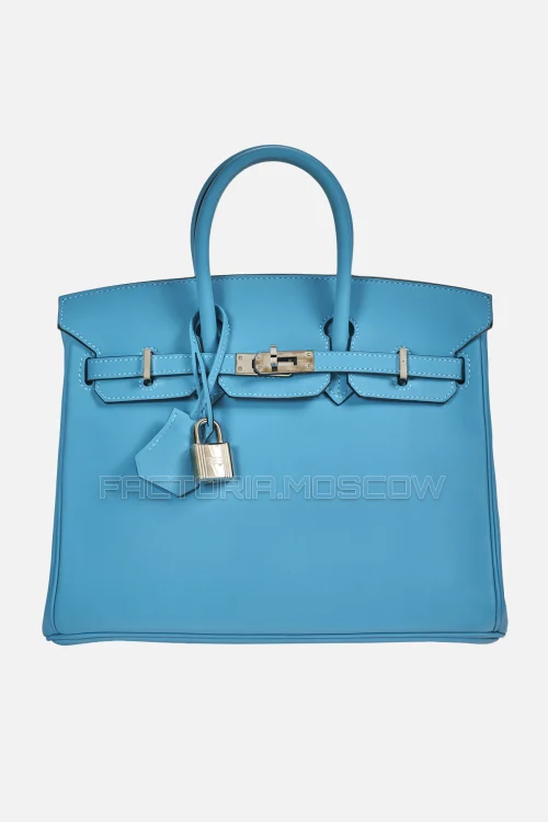 Hermes Birkin 25 Turquoise Swift PHW