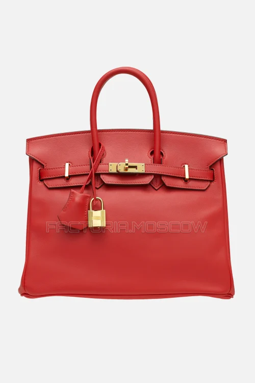 Hermes Birkin 25 Rouge Tomate Swift GHW