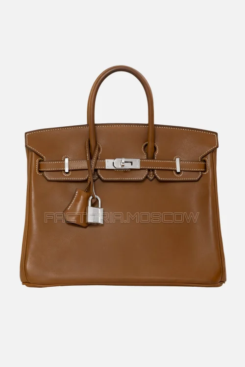 Hermes Birkin 25 Naturel Barenia PHW