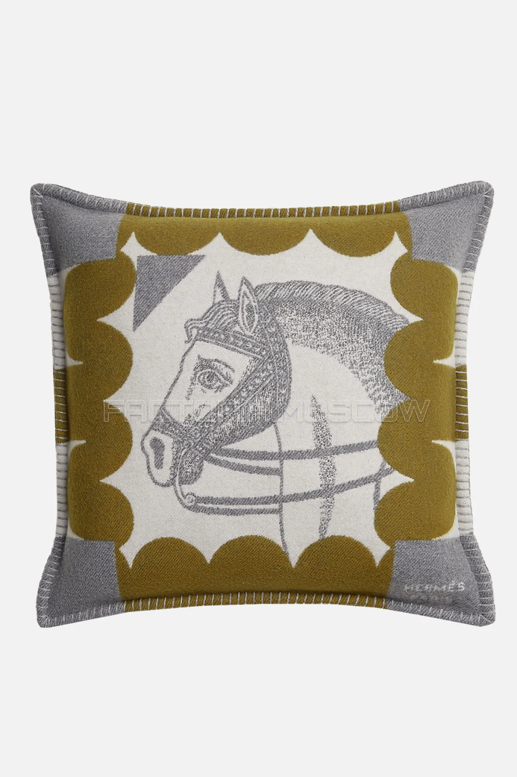 Hermes Cheval Joker pillow Colour Kaki