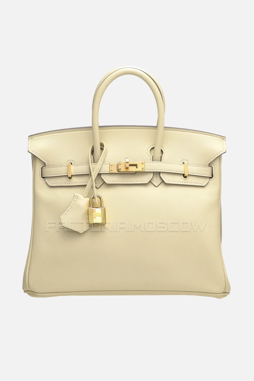 Hermes Birkin 25 Craie Swift GHW