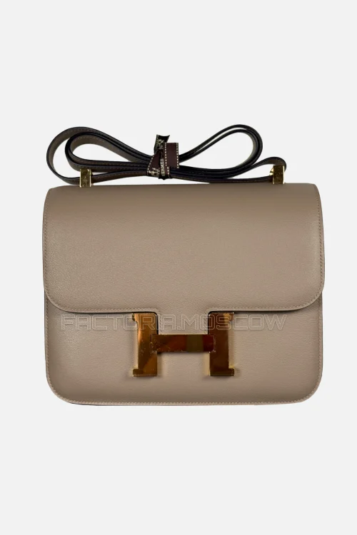 Hermes Constance 24 Evercolor Gris Tourterelle GHW