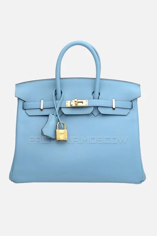 Hermes Birkin 25 Blue Du Nord Swift GHW