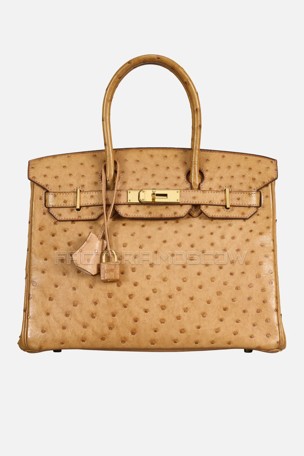 Hermes Birkin 30 Naturel Ostrich GHW