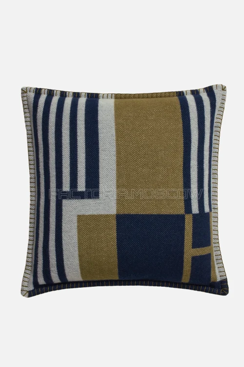 Hermes Ithaque pillow Colour Marine/Kaki