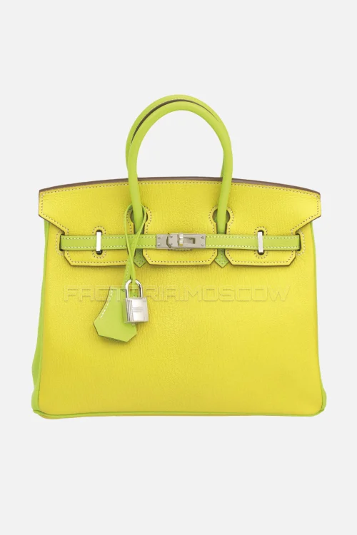 Hermes HSS Birkin 25 Chevre Lime/Kiwi PHW