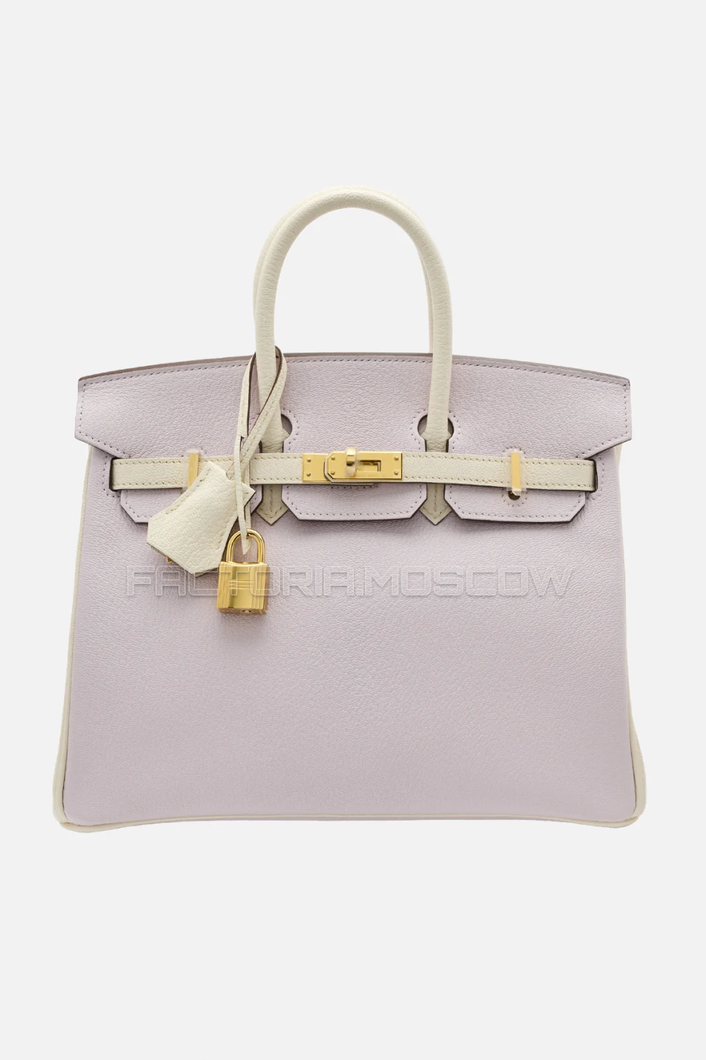 Hermes HSS Birkin 25 Chevre Mauve Pale/Nata GHW