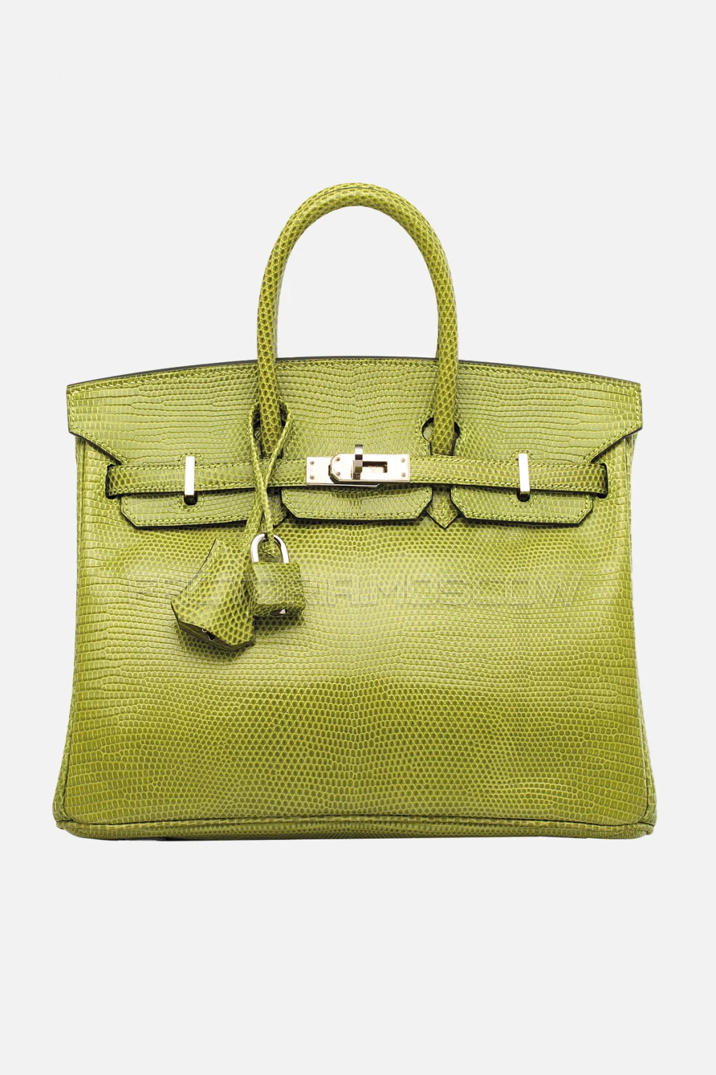 Hermes Birkin 25 Shiny Vert Anis Niloticus Lizard PHW