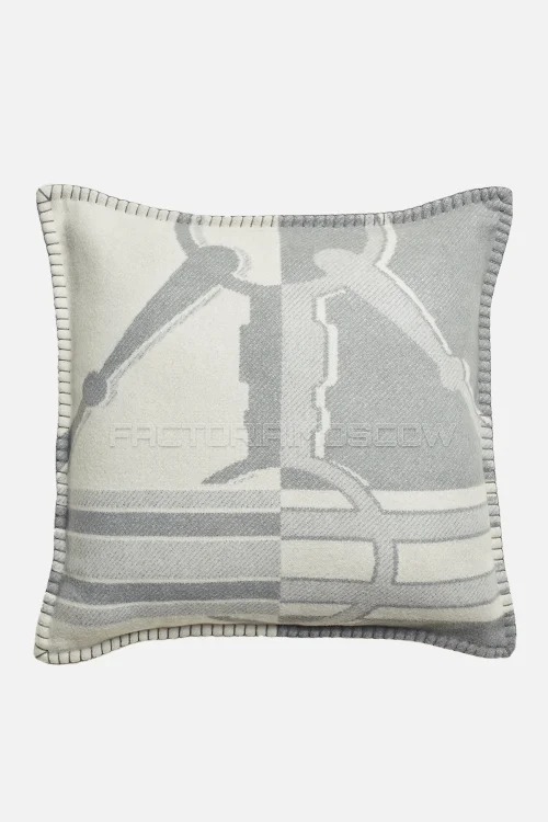 Hermes Tatersale pillow Colour Gris