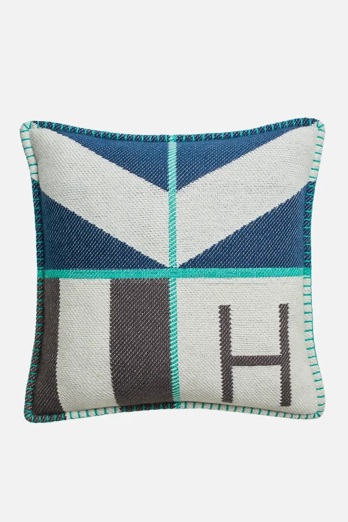 Hermes Avalon H Club pillow Colour Marine/Noisette