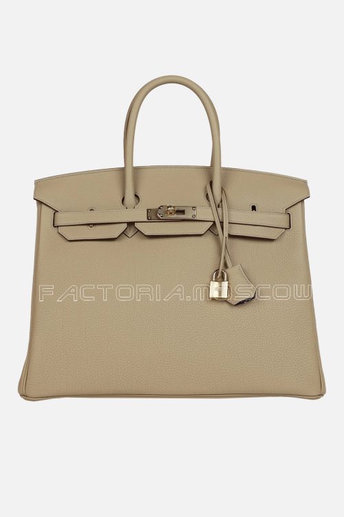 Hermès Special Order (HSS) Birkin 35 Togo Colour Trench Permabrass Hardware