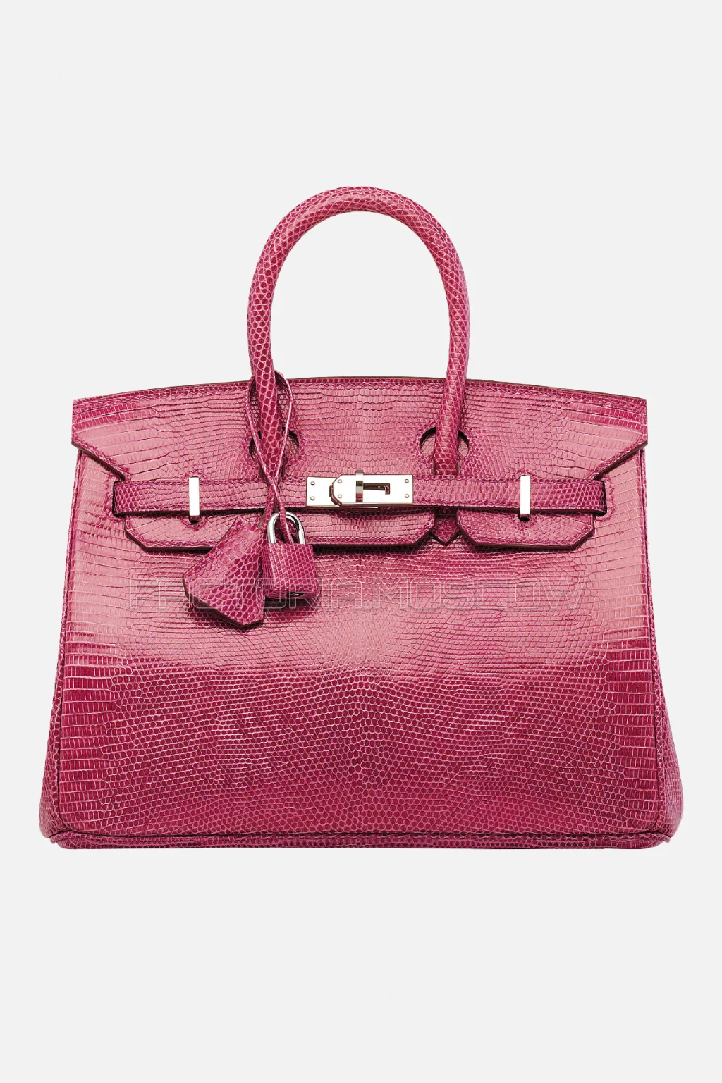 Hermes Birkin 25 Shiny Fuchsia Salvator Lizard PHW
