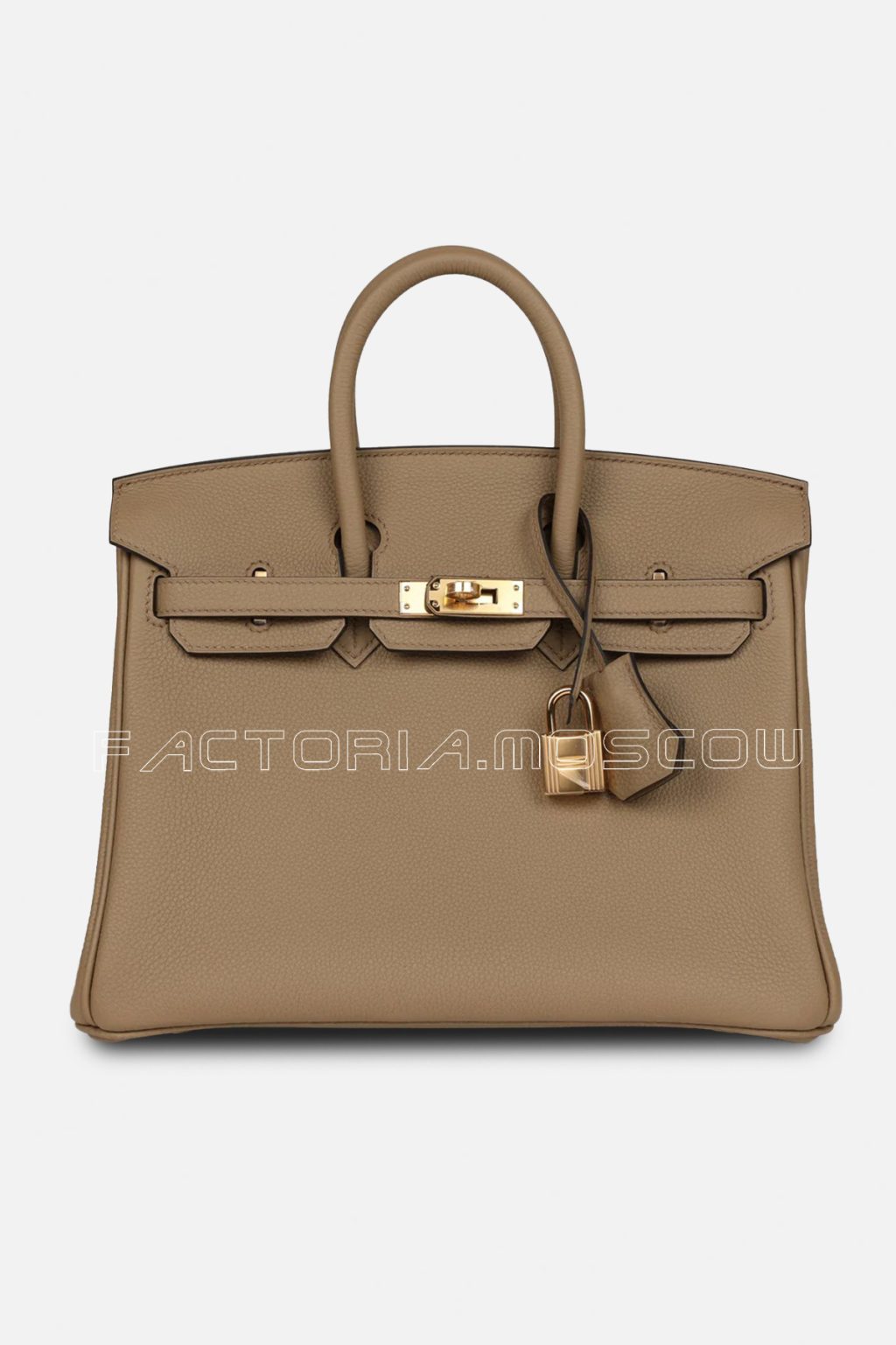 Hermès Birkin 25 Beige Marfa Togo GHW