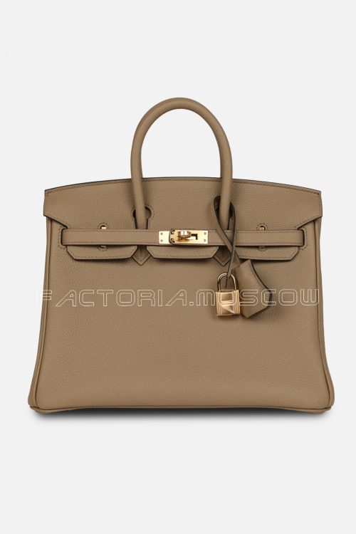 Hermès Birkin 25 Beige Marfa Togo GHW