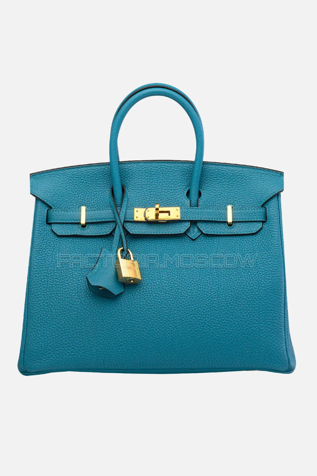 Hermes Birkin 25 Clemence Bleu De Galice GHW