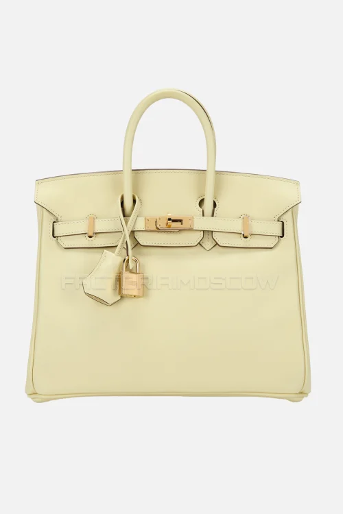 Hermes Birkin 25 Swift Jaune Poussin GHW