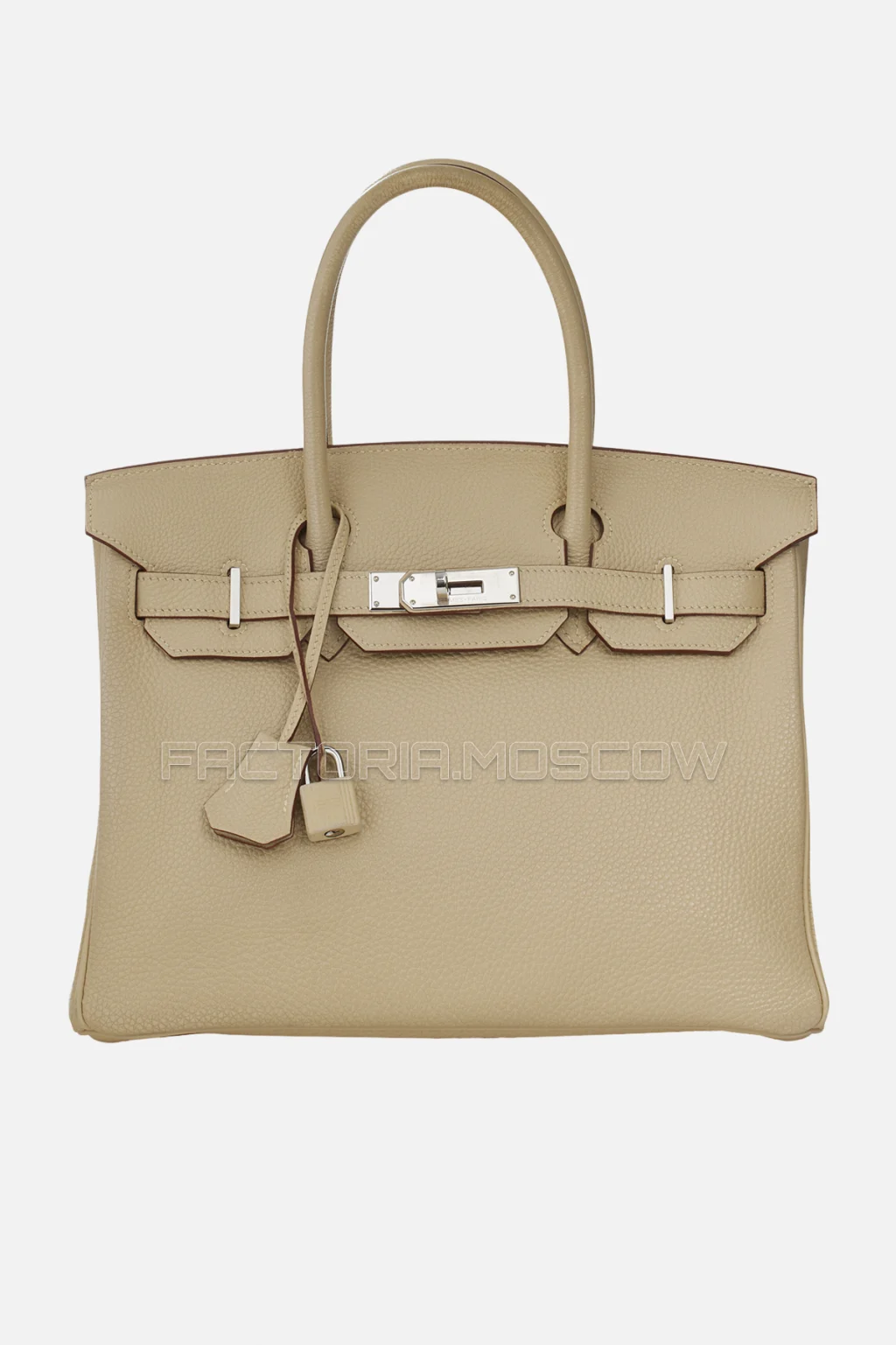 Hermes Birkin 30 Beige Clemence PHW