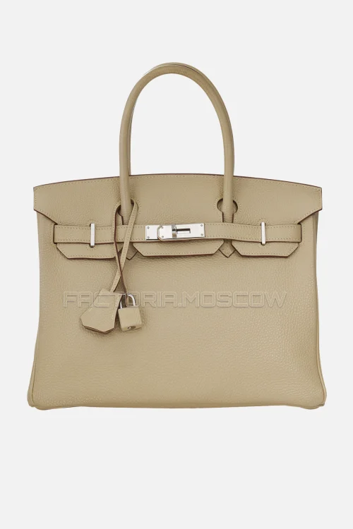 Hermes Birkin 30 Beige Clemence PHW