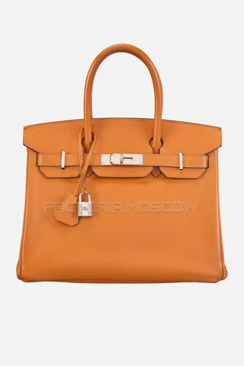 Hermes Birkin 30 Orange H Epsom PHW