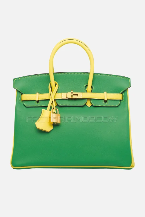 Hermes HSS Birkin 25 Swift Bambou/Soufre GHW
