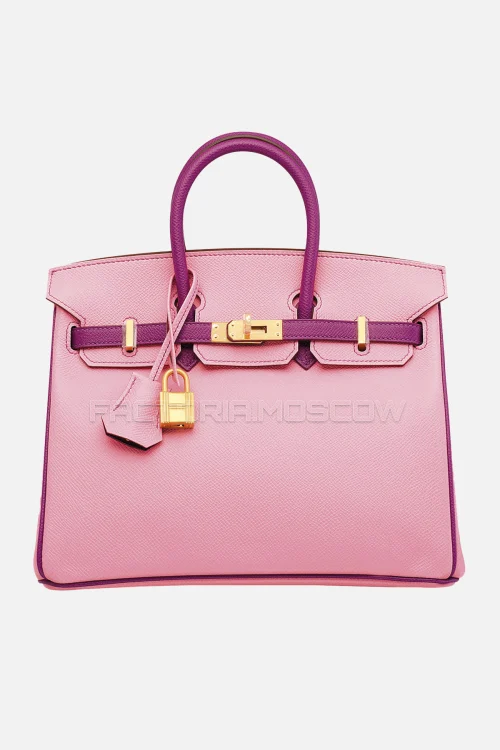Hermes HSS Birkin 25 Epsom Rose Confetti/Anemone GHW