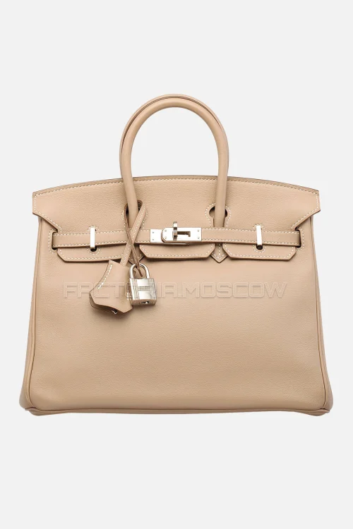 Hermes Birkin 25 Swift Argile PHW