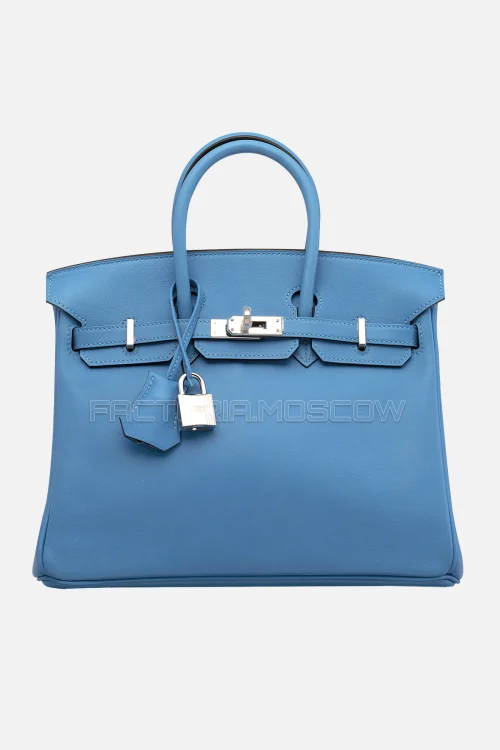 Hermes Birkin 25 Swift Bleu Paradis PHW