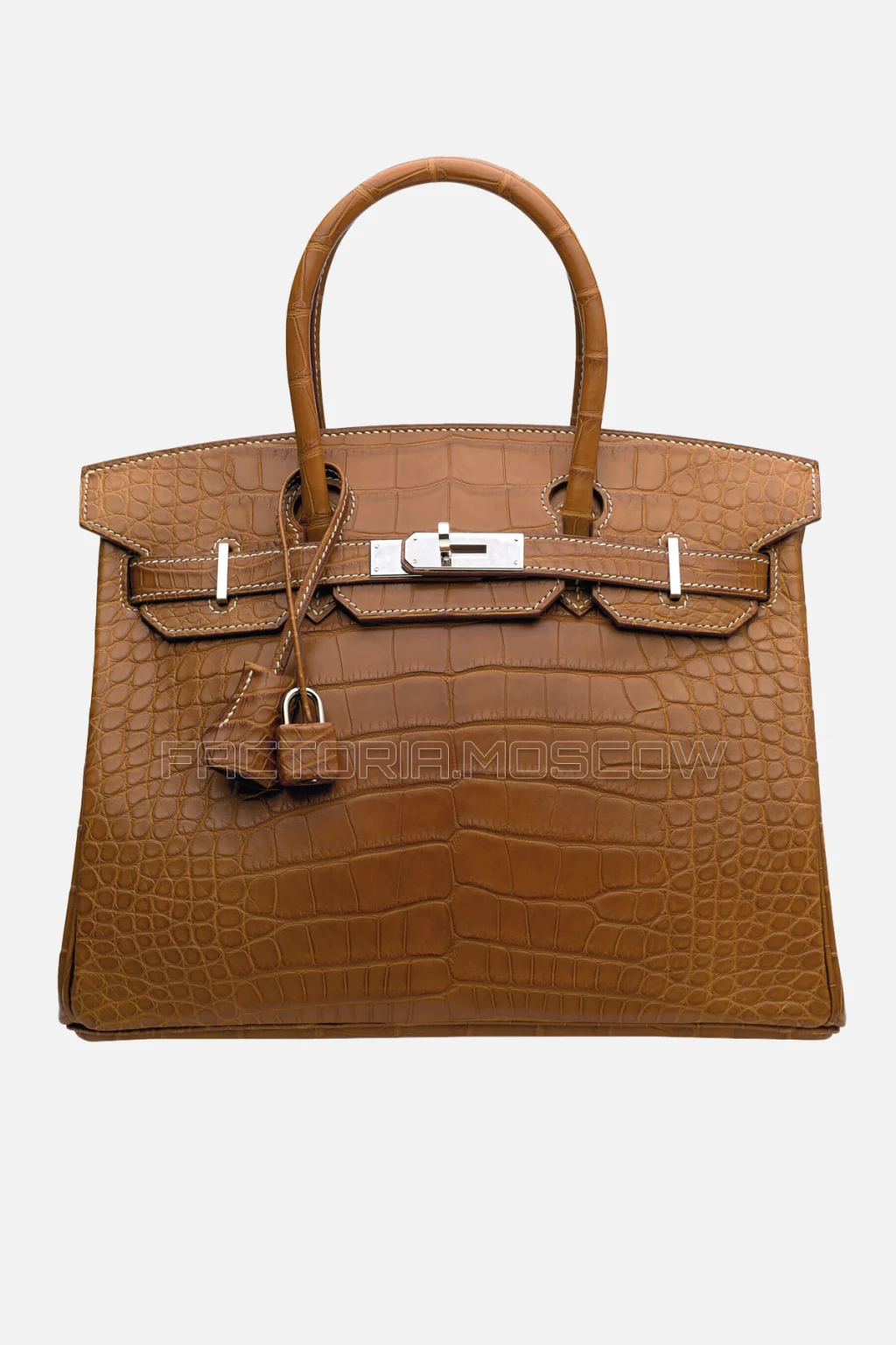 Hermes Birkin 30 Matte Fauve Barenia Alligator PHW