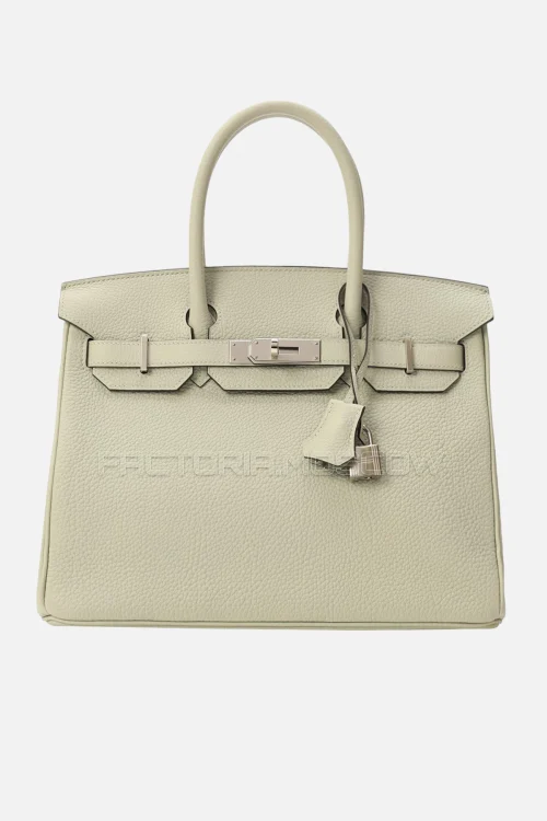 Hermes Birkin 30 Togo Gris Neve PHW
