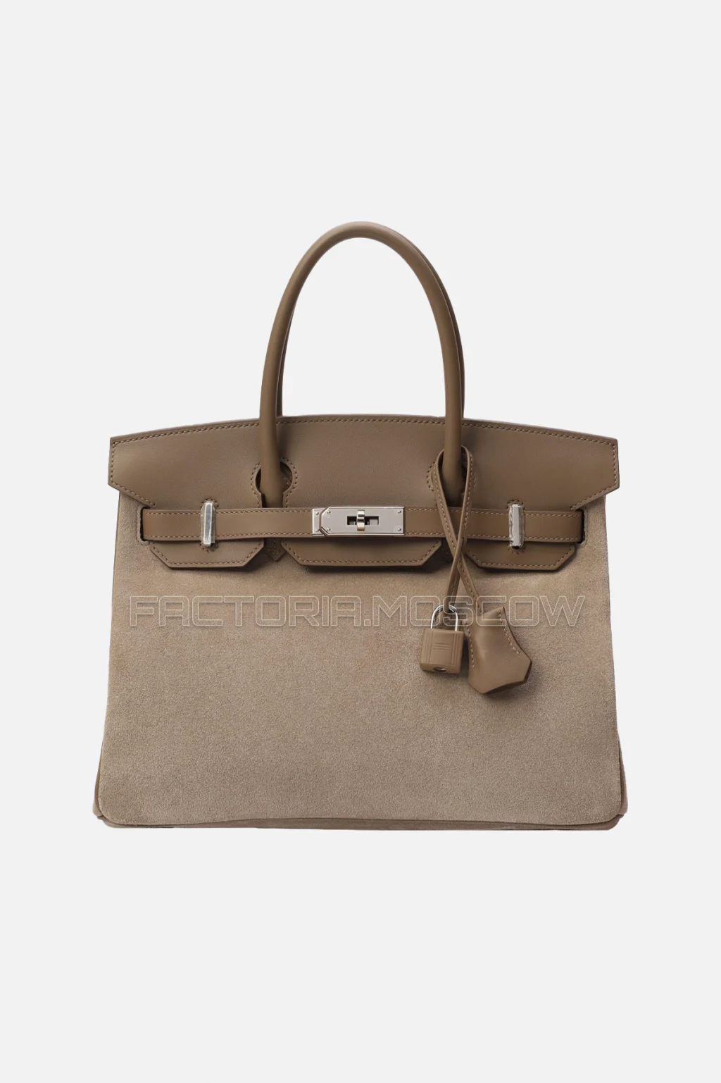 Hermes Birkin 30 Grizzly/Swift Etoupe PHW