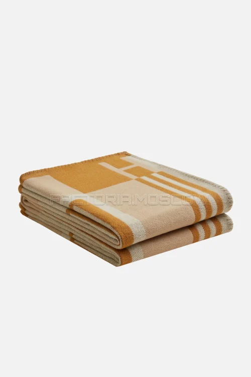 Hermes Ithaque blanket Colour Camel/Beige