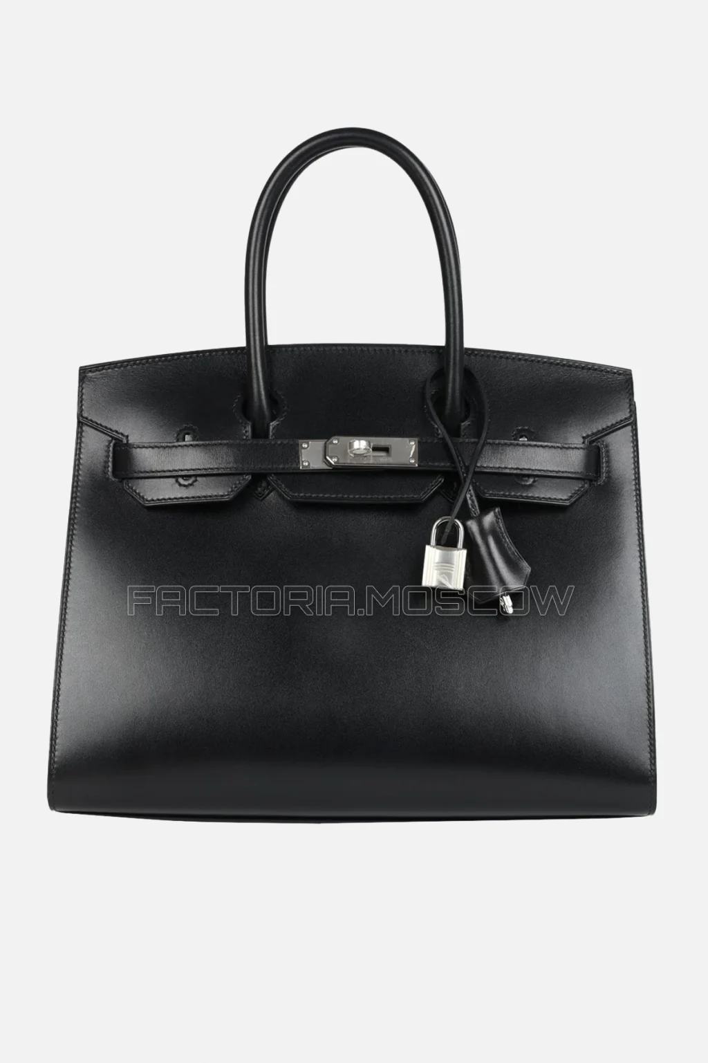 Hermes Birkin Sellier 30 Box Calf Black PHW