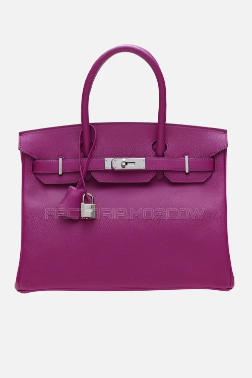 Hermes Birkin 30 Rose Pourpre Epsom PHW